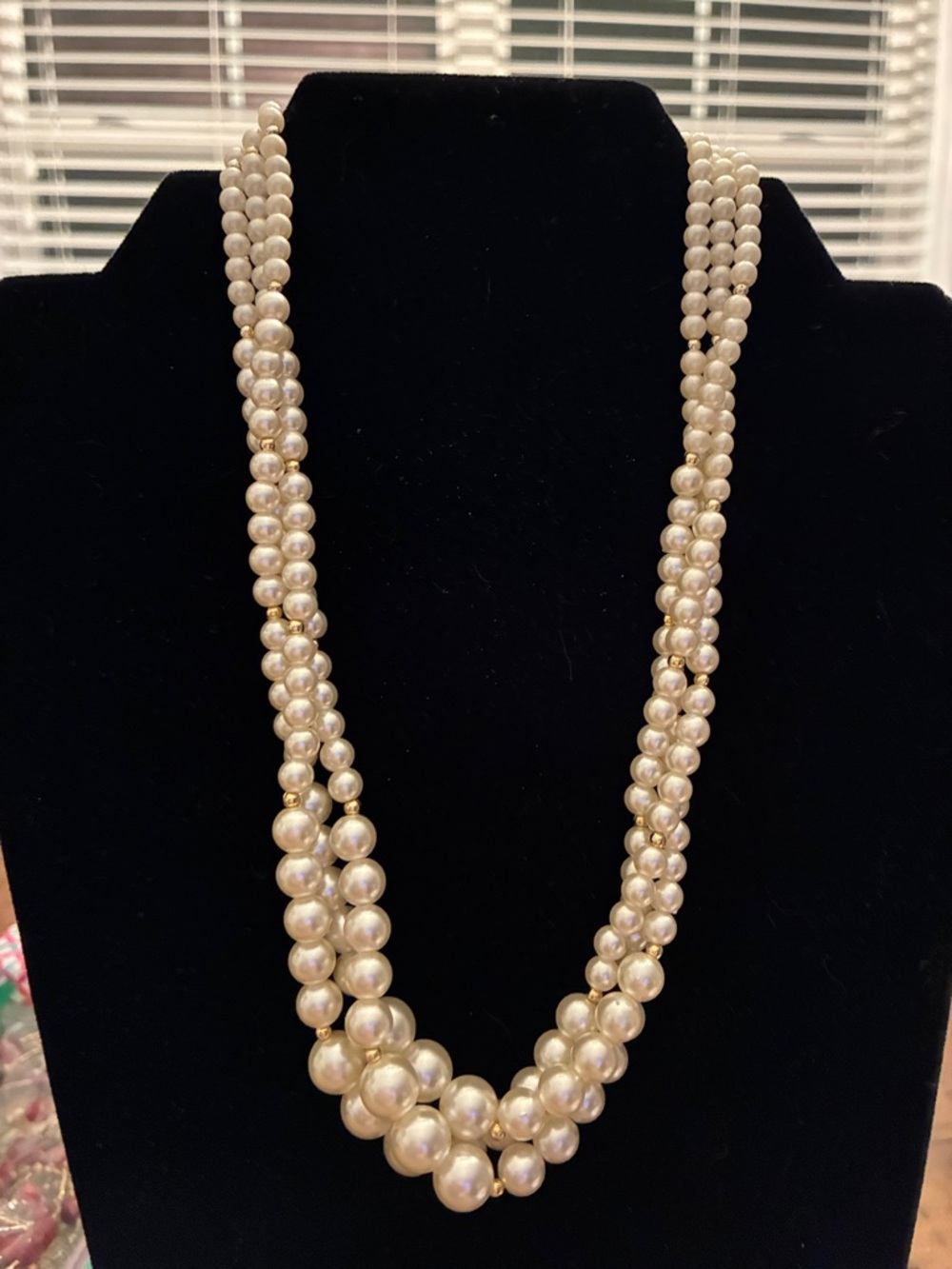 Classic Cream Pearl Multi-Strand Necklace